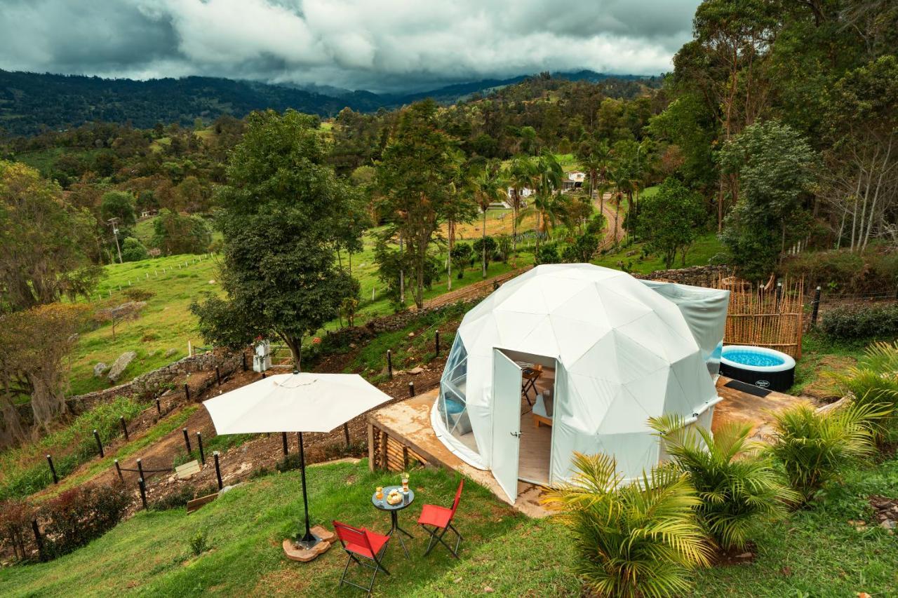 Guaia Terra Glamping Hotel Pacho Eksteriør billede